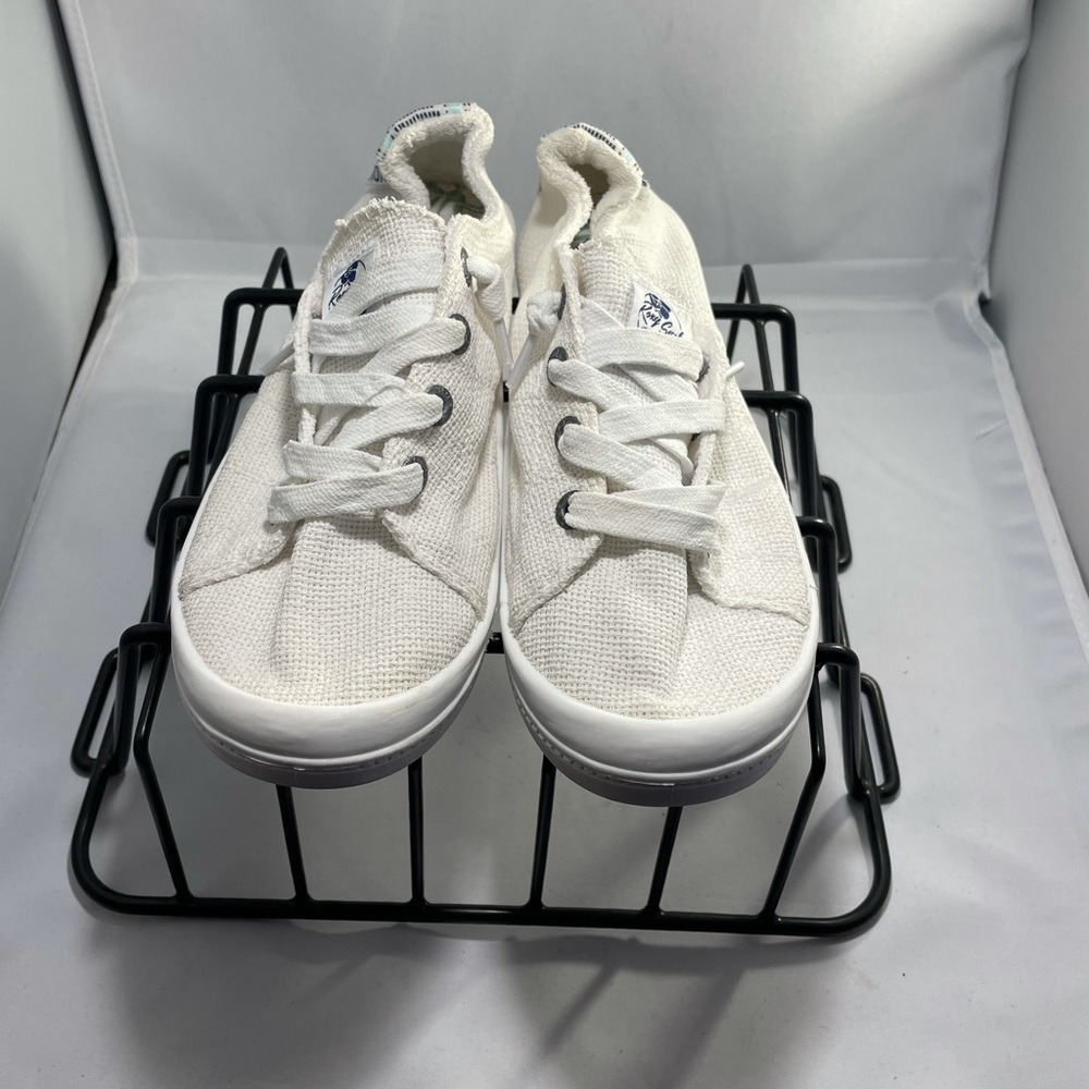 Women’s Roxy white tennis shoes, size 7
